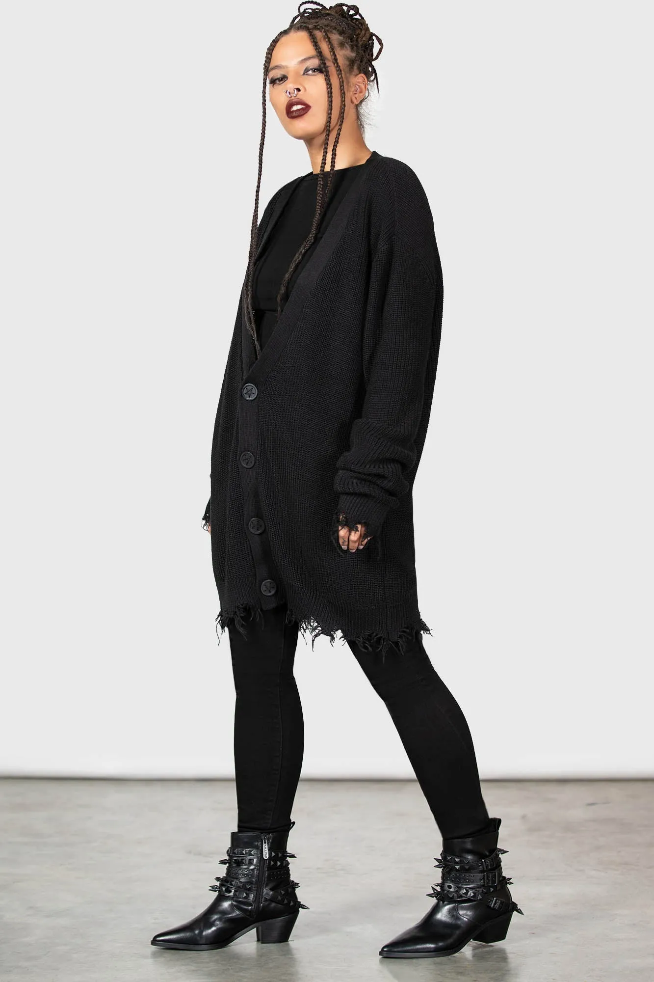 The Antisocials Cardigan sold by Killstar product image thumbnail 5