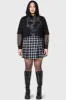 Chilled Bone Crop Hoodie [PLUS] sold by Killstar