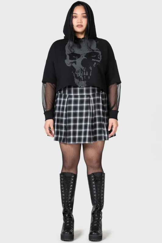 Chilled Bone Crop Hoodie [PLUS] sold by Killstar