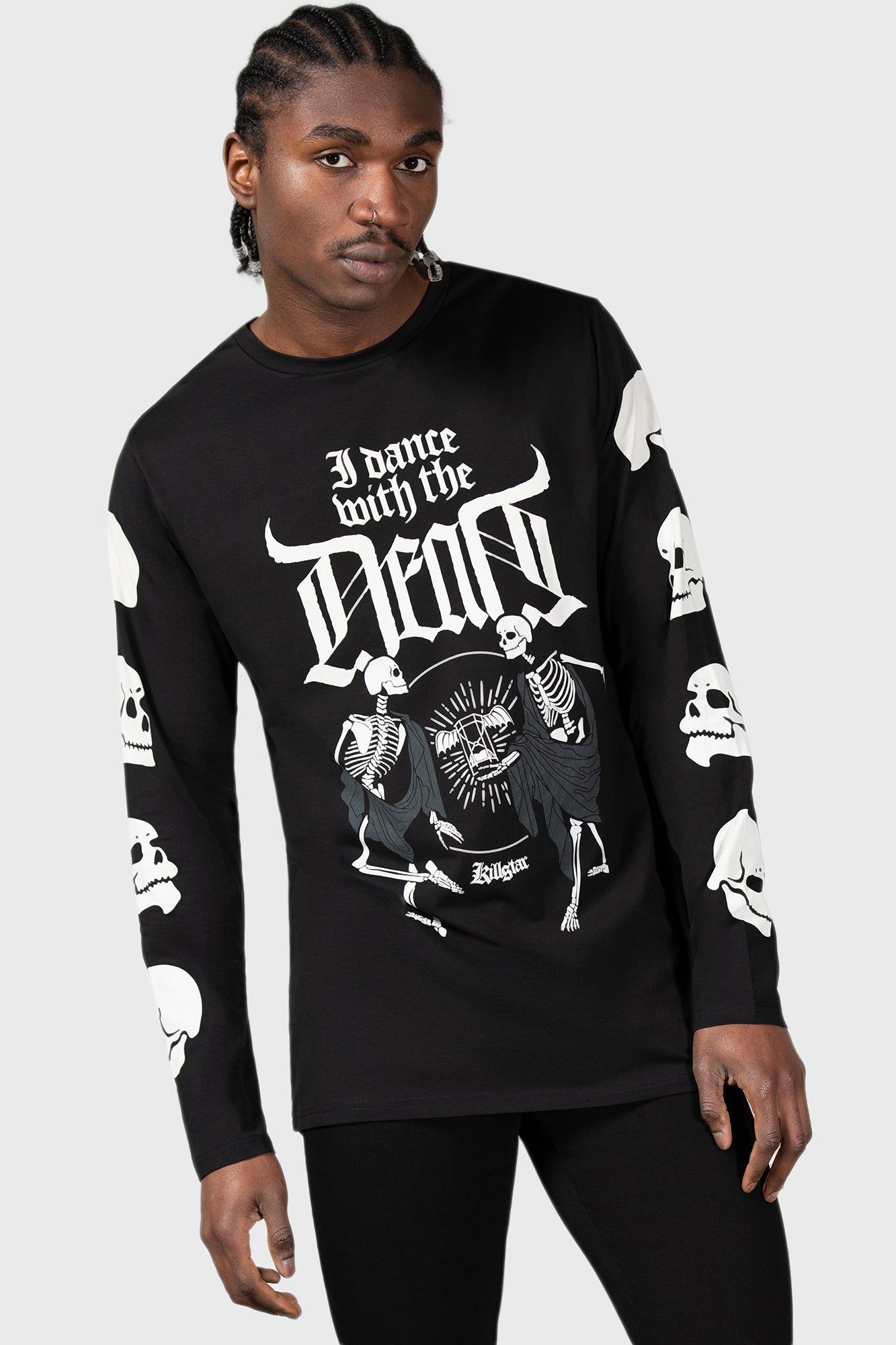 Deathdanse Long Sleeve Top Resurrect sold by Killstar product image thumbnail 5