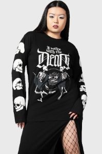 Deathdanse Long Sleeve Top Resurrect sold by Killstar