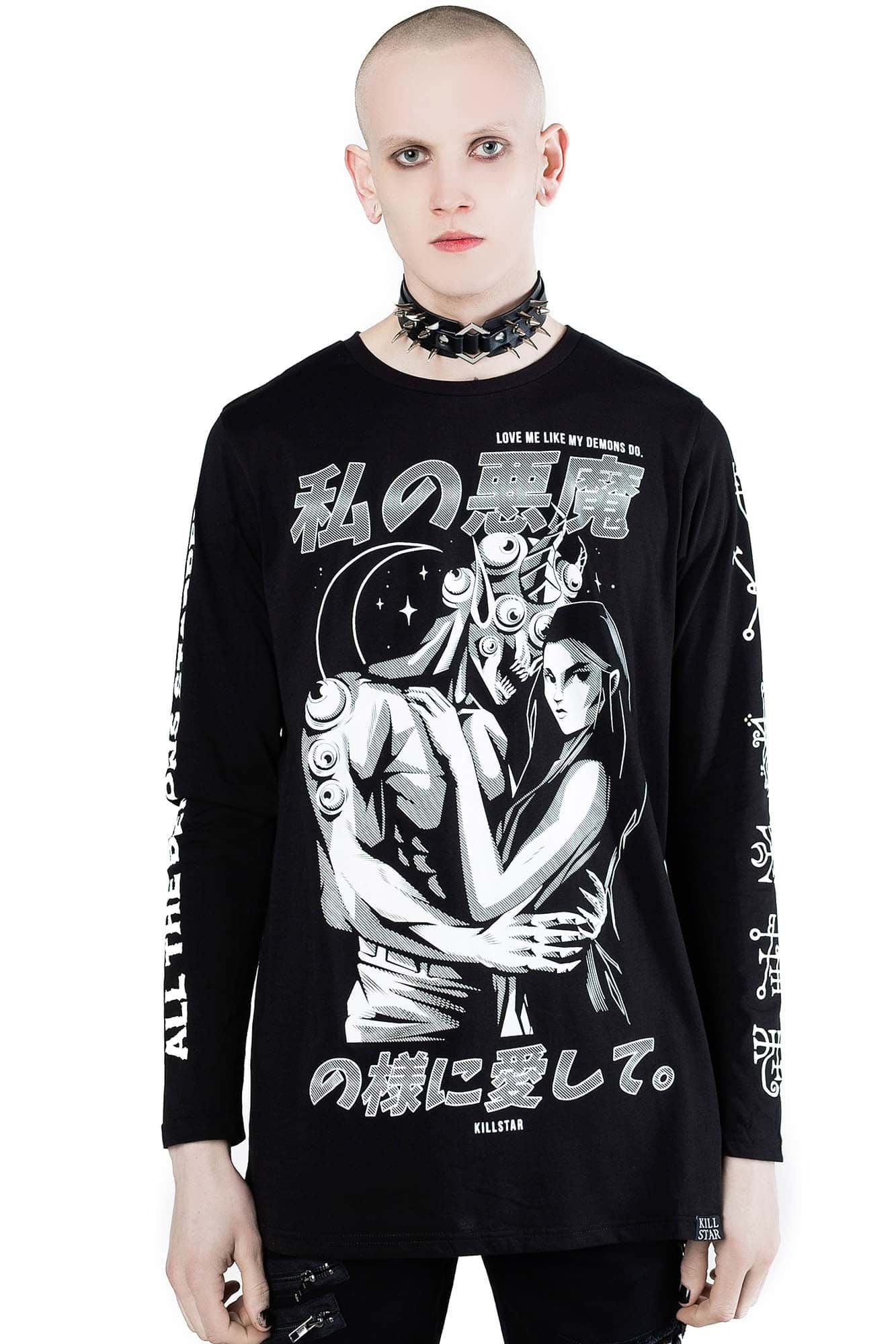 Demon Lover Long Sleeve Top Resurrect sold by Killstar product image thumbnail 4