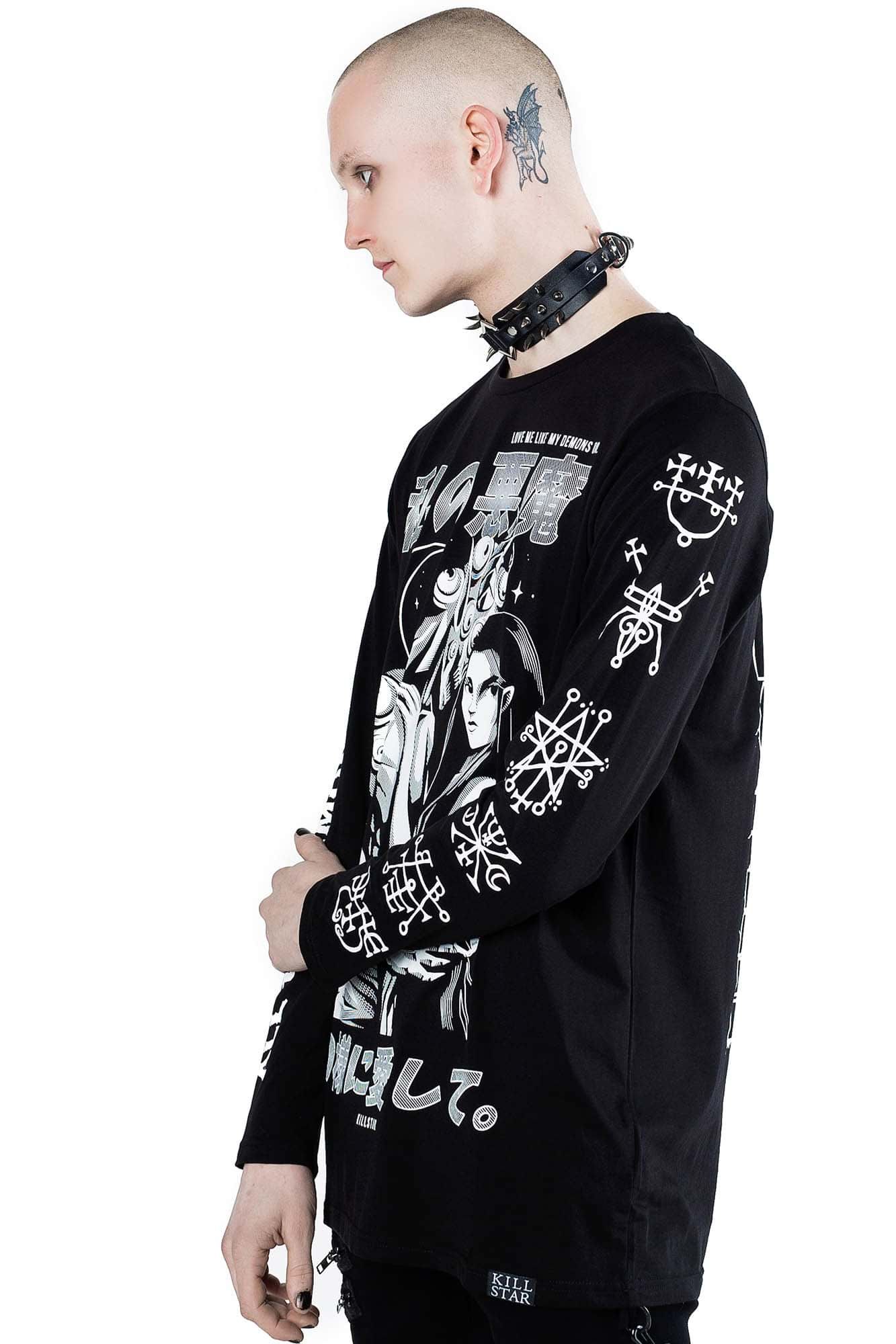 Demon Lover Long Sleeve Top Resurrect sold by Killstar product image thumbnail 5