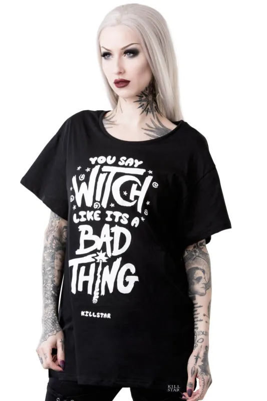 Who's Bad Relaxed Top [B] Resurrect sold by Killstar