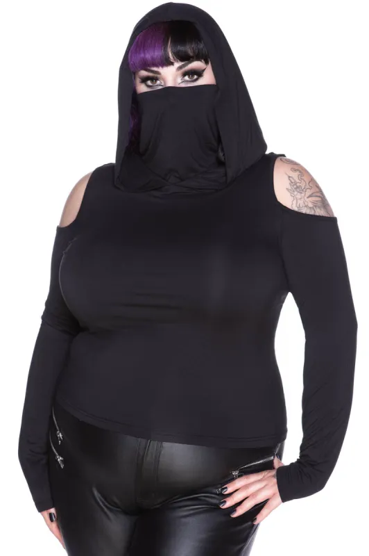 Fatale Fortune Hooded Top [PLUS] - Resurrect made by Killstar