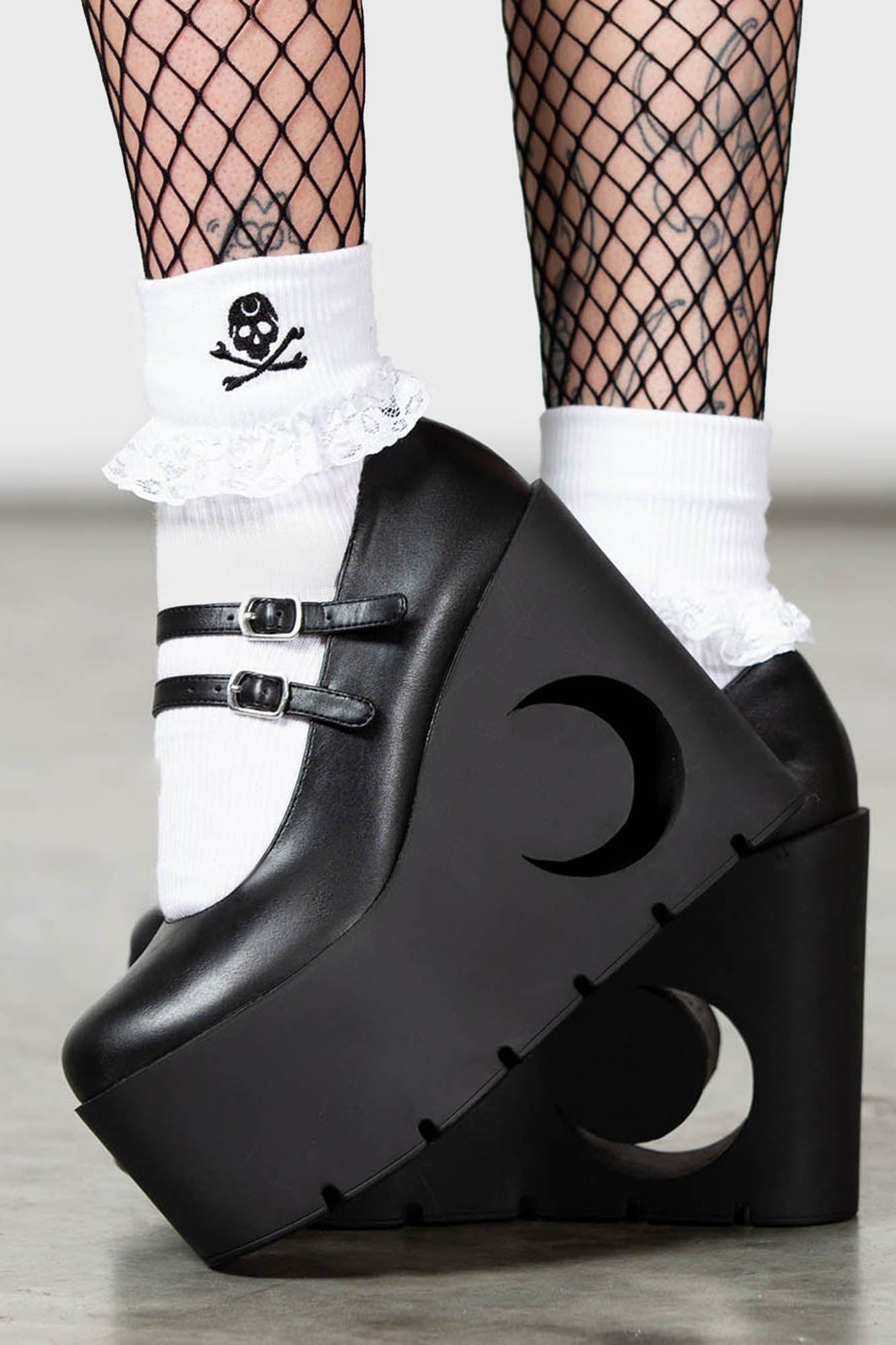 Lunar Doll Mary Janes Resurrect sold by Killstar product image thumbnail 2