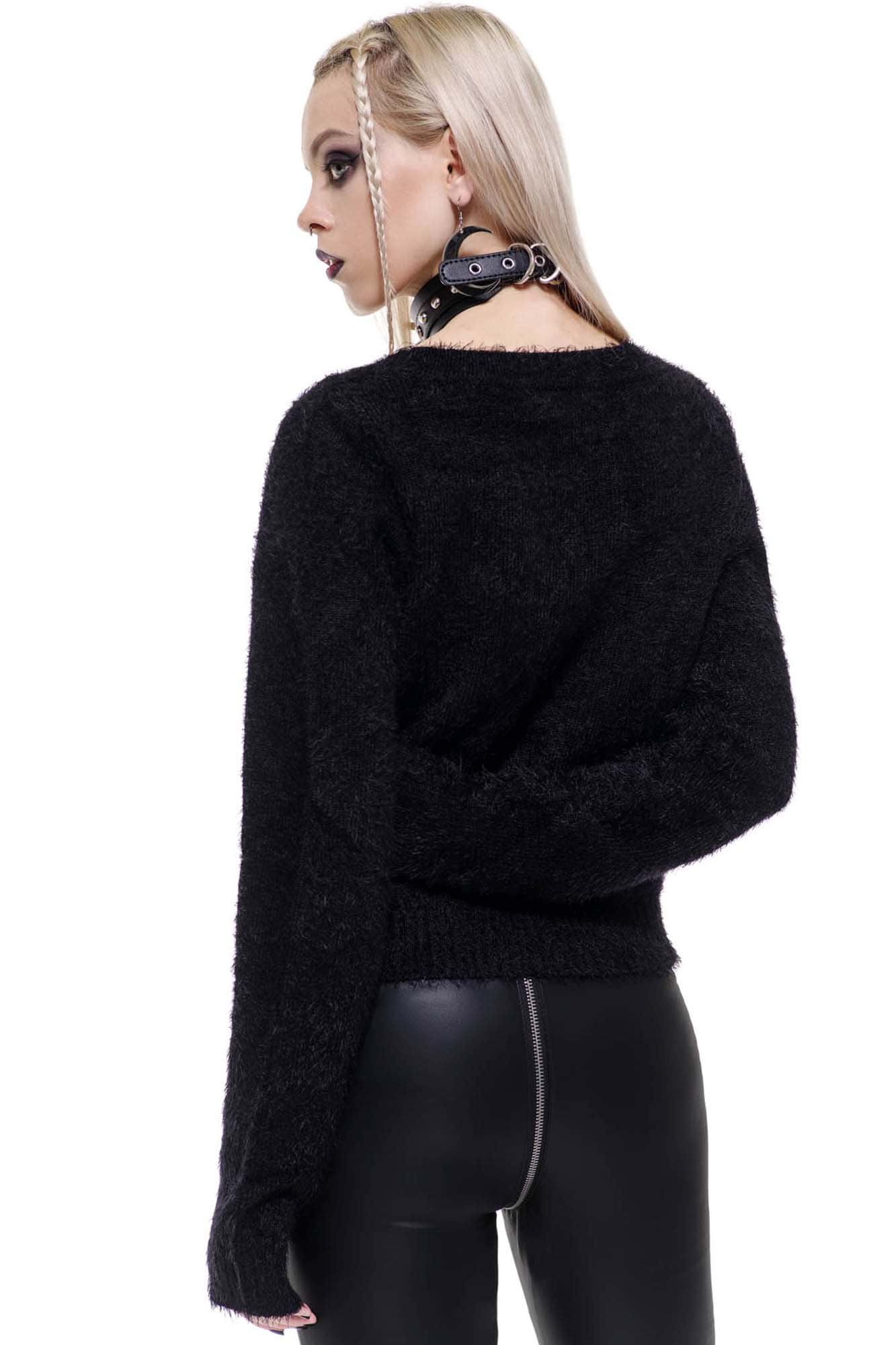 Crescent Knit Cardigan Resurrect sold by Killstar product image thumbnail 4
