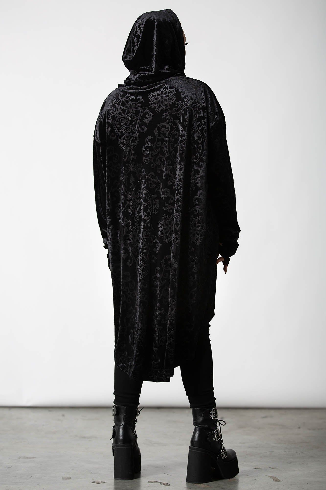 Dark Stars Longline Hoodie sold by Killstar product image thumbnail 3