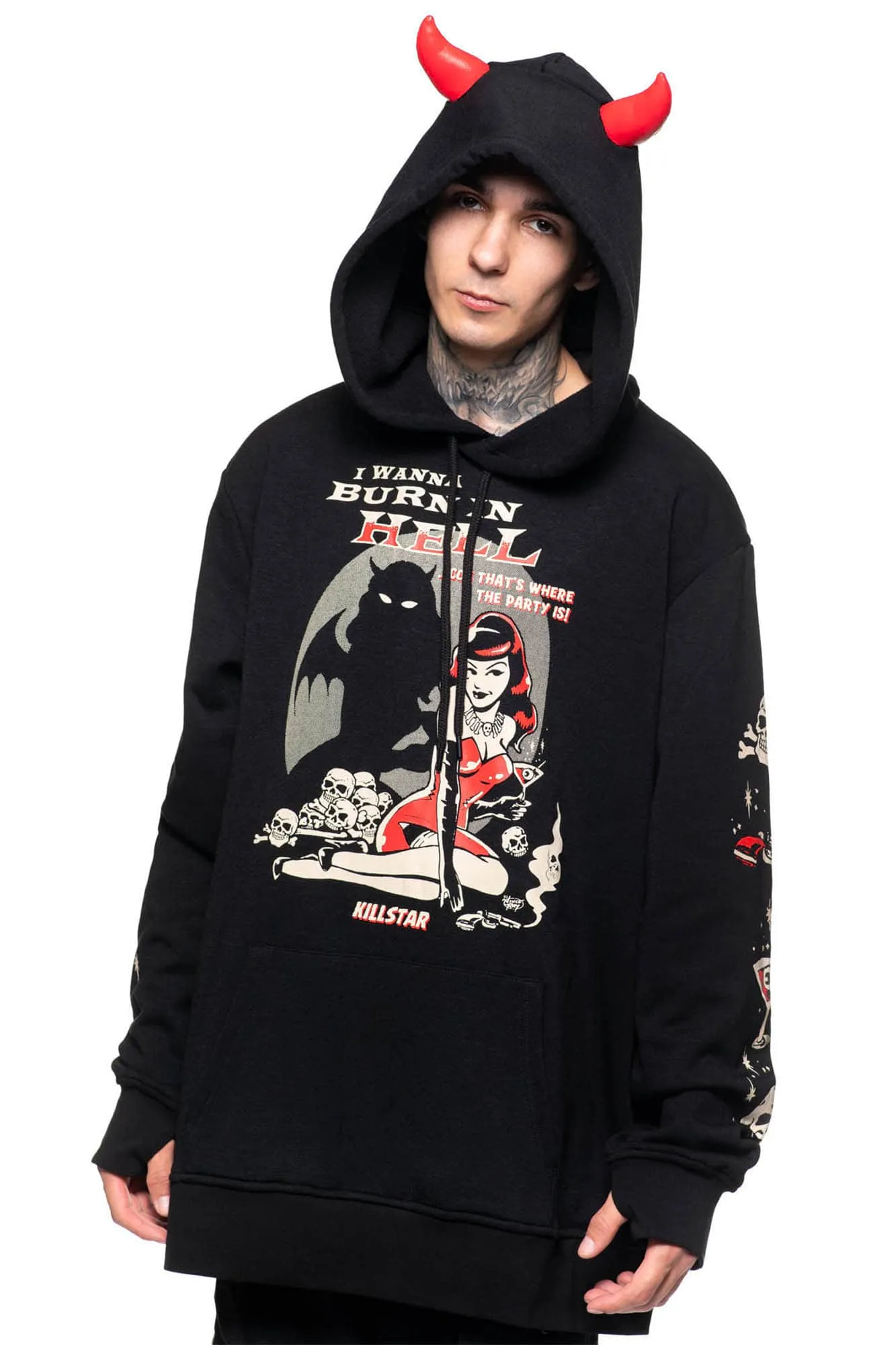 She Devil Hoodie sold by Killstar product image thumbnail 2
