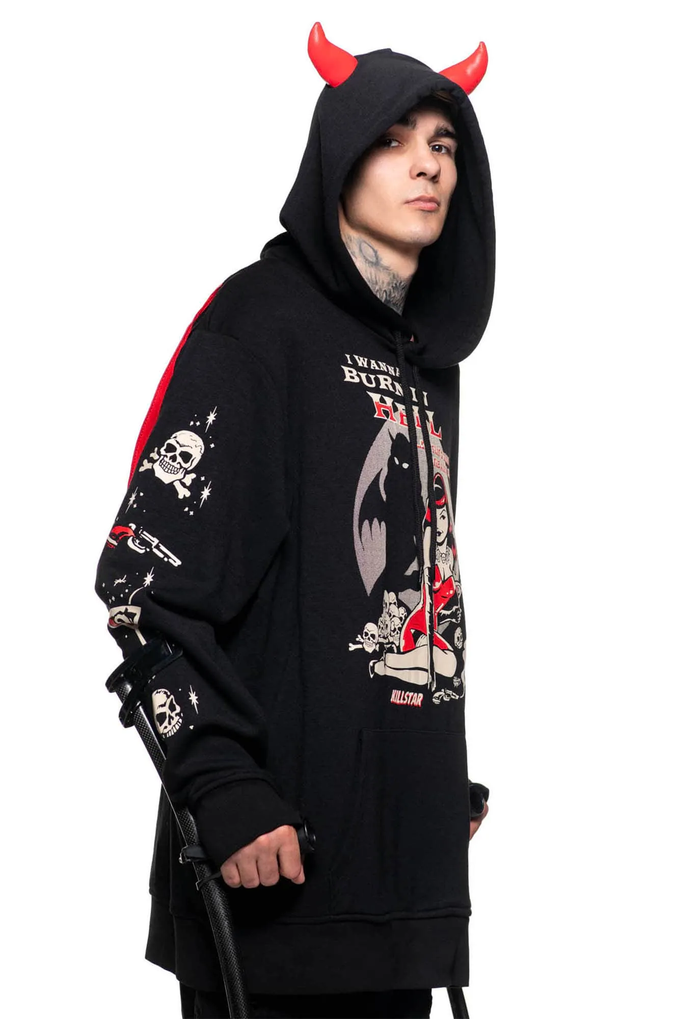 She Devil Hoodie sold by Killstar product image thumbnail 3