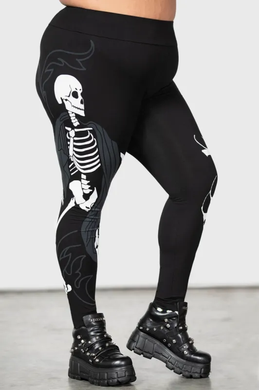 Danse Macabre Leggings [PLUS] sold by Killstar