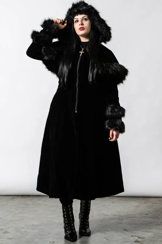 Ravens Caped Coat - Resurrect sold by Killstar
