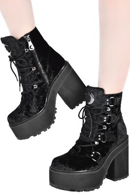 Broom Rider Boots [VELVET] Resurrect sold by Killstar