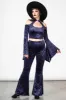 Ferine Bell Bottoms [PLUM] sold by Killstar