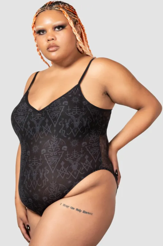 Your High-Priestess Bodysuit [PLUS] sold by Killstar