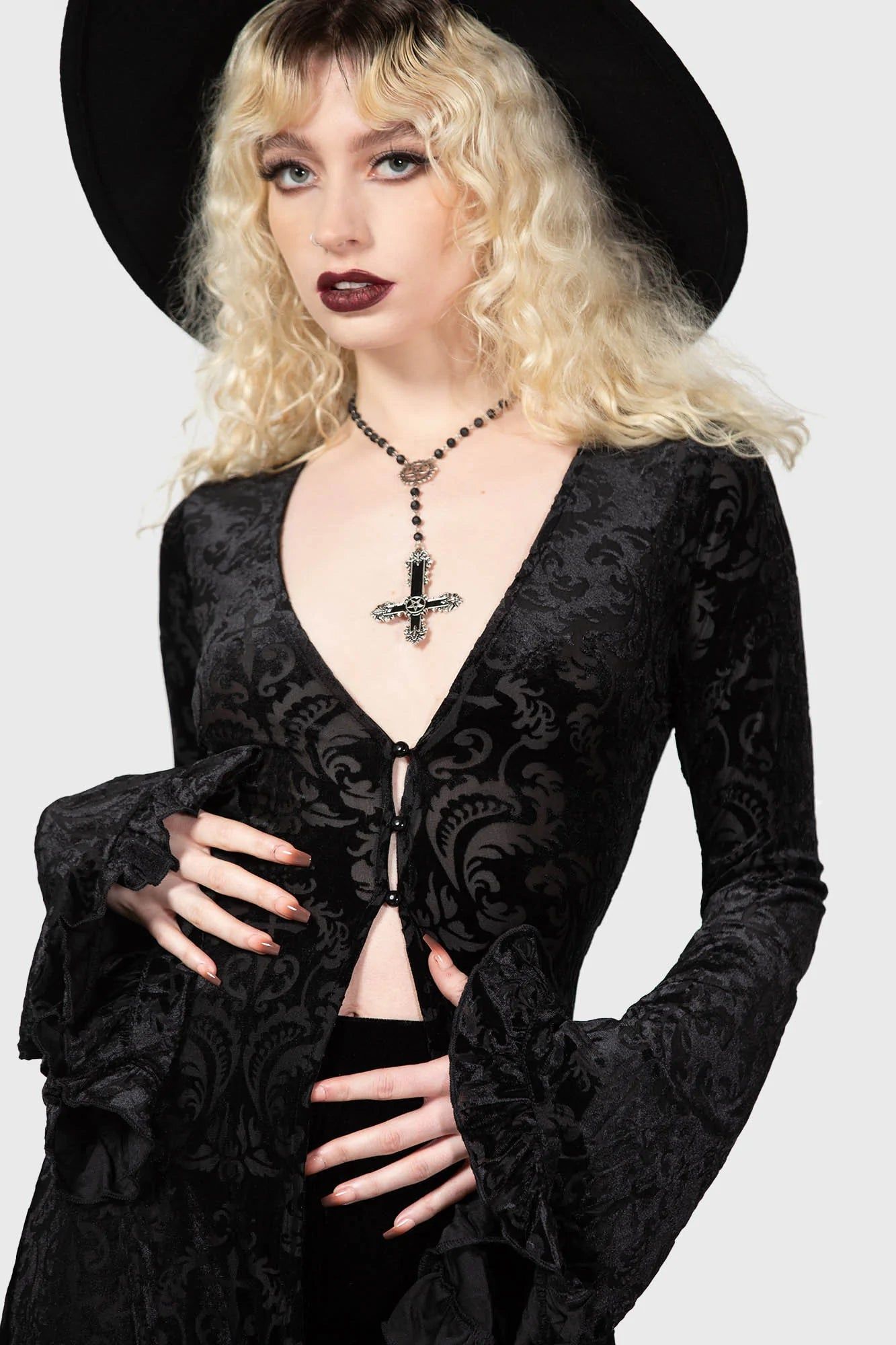 Woes Night Duster sold by Killstar product image thumbnail 2