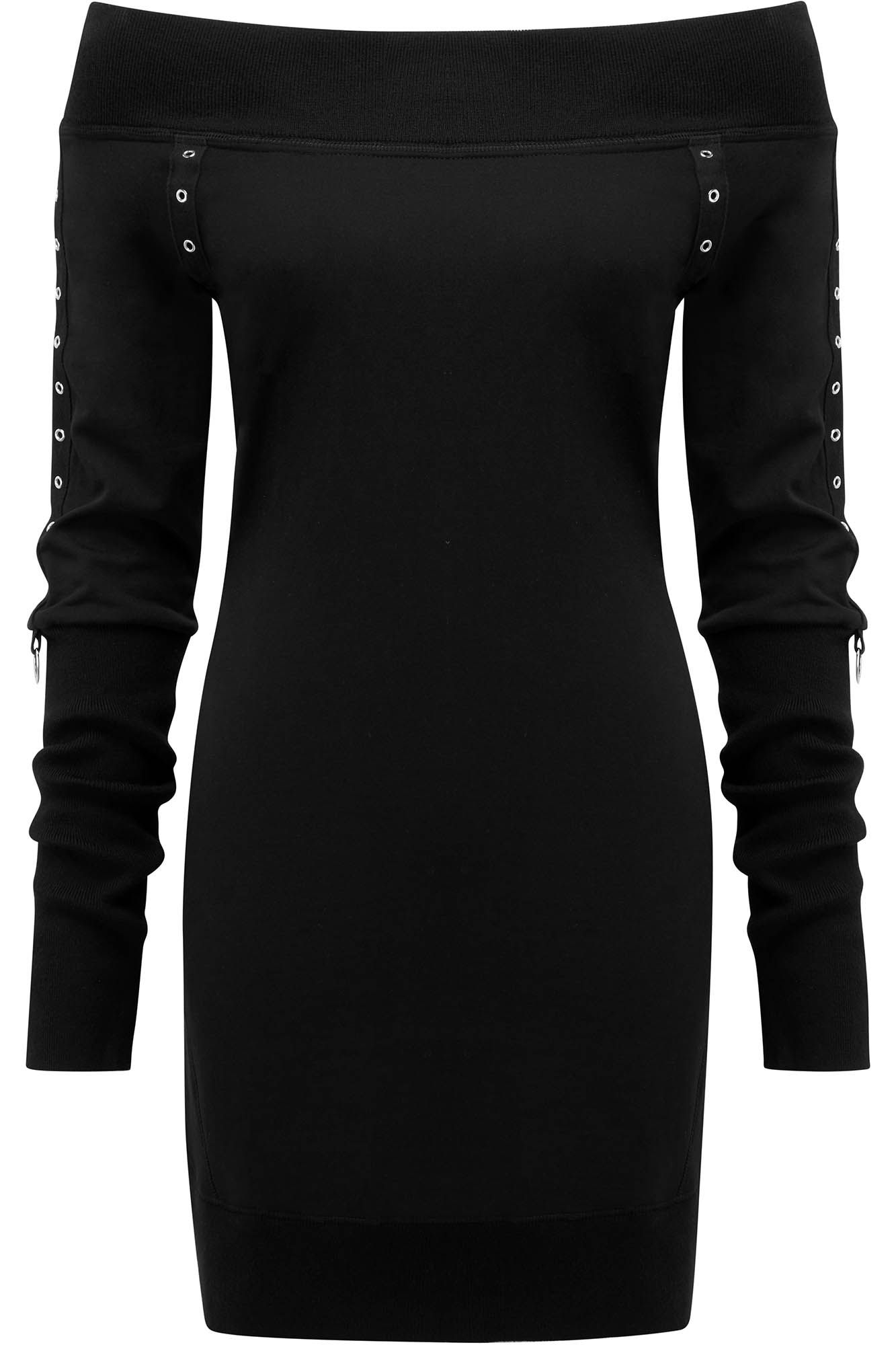 Wicked Riffs Sweater Dress Resurrect sold by Killstar product image thumbnail 3
