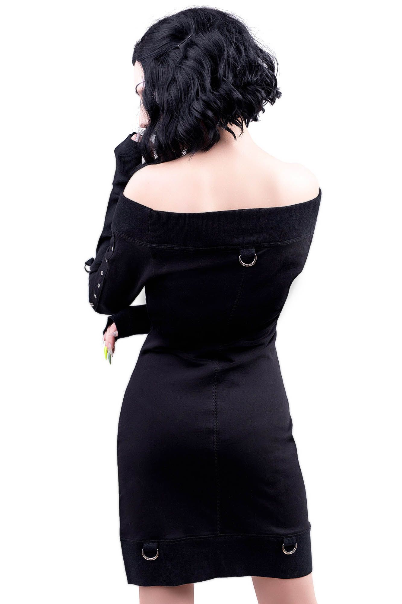 Wicked Riffs Sweater Dress Resurrect sold by Killstar product image thumbnail 2