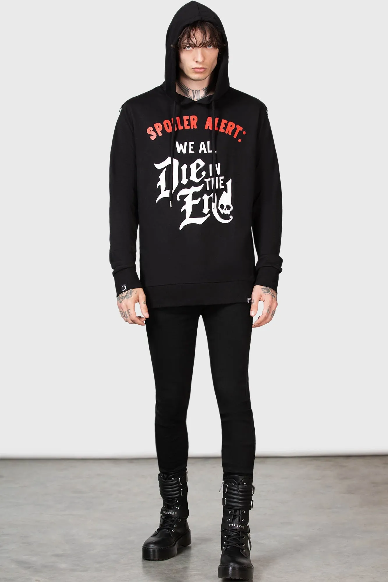 Spoiler Hoodie sold by Killstar product image thumbnail 2