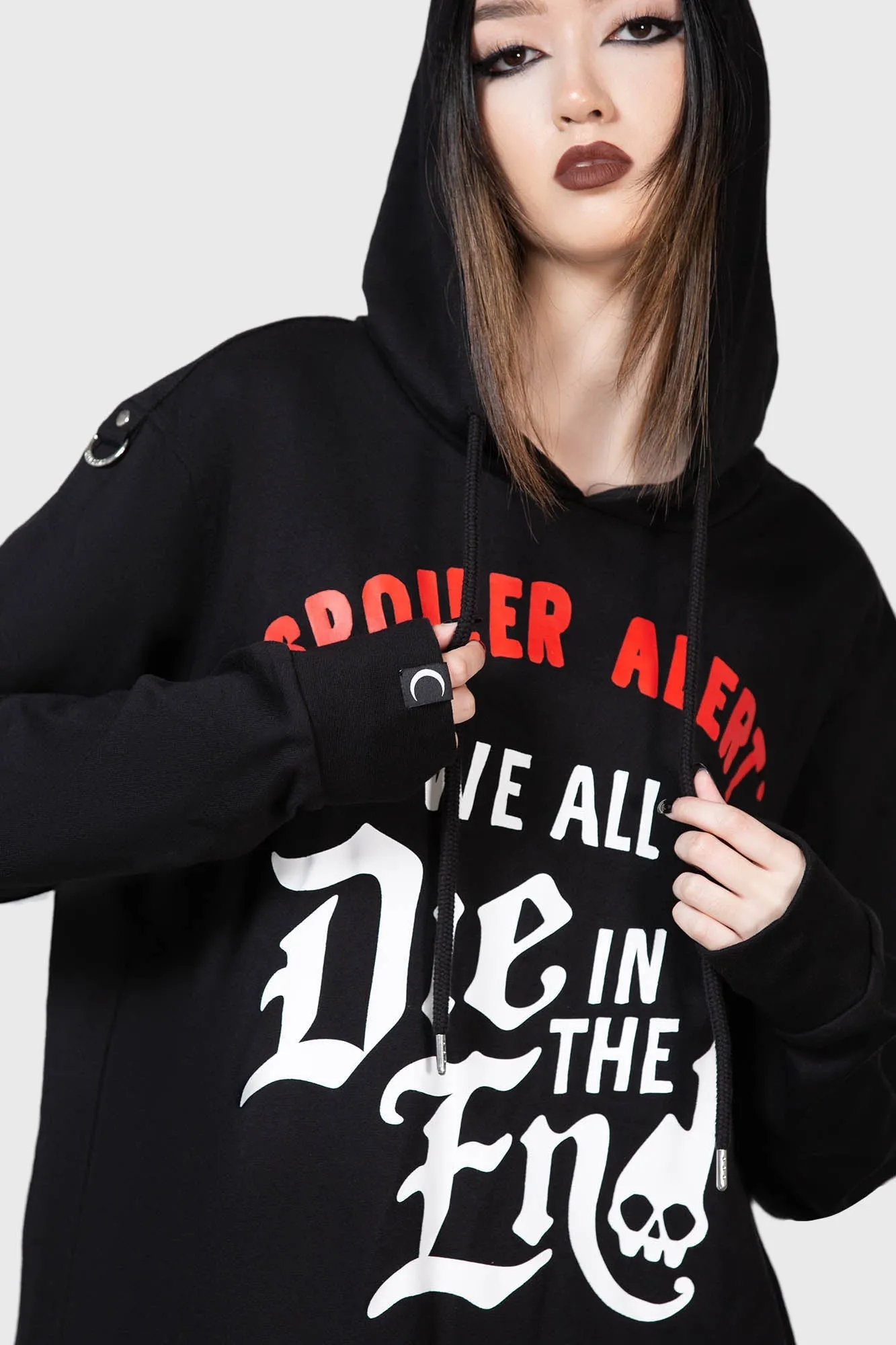Spoiler Hoodie sold by Killstar product image thumbnail 4