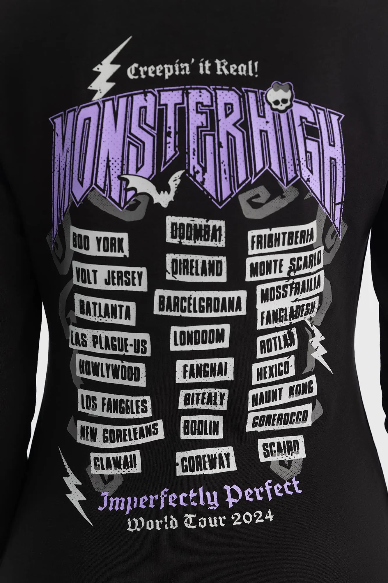 World Ghoul Tour Long Sleeved Tshirt sold by Killstar product image thumbnail 2