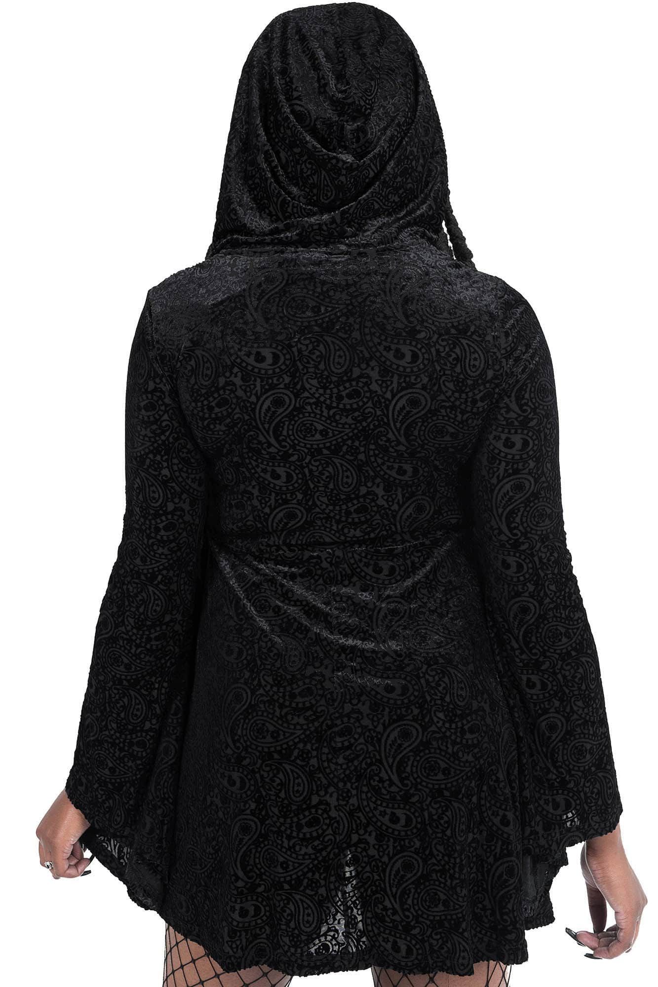 Fade Away Farah Velvet Dress sold by Killstar product image thumbnail 4