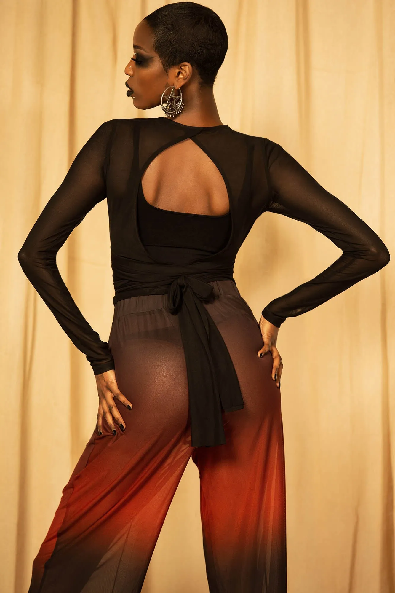 Sunset Wrap Top sold by Killstar