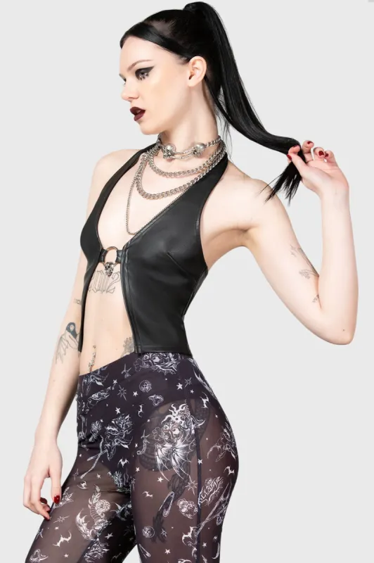 Sheenah Halter Top sold by Killstar