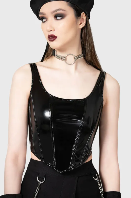 Stillness Corset Top sold by Killstar