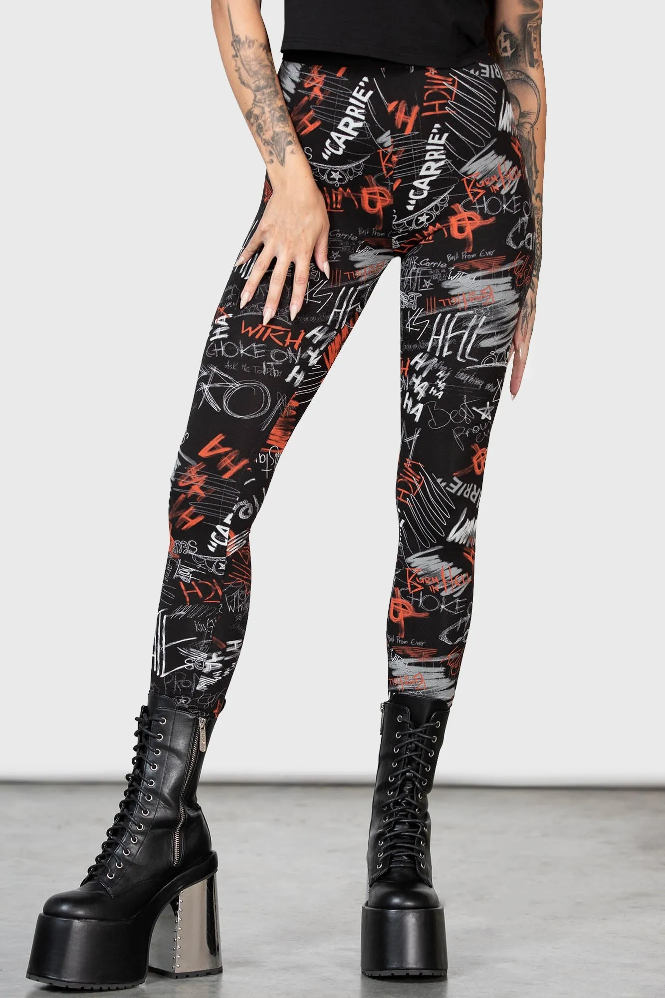 Carrie Leggings sold by Killstar