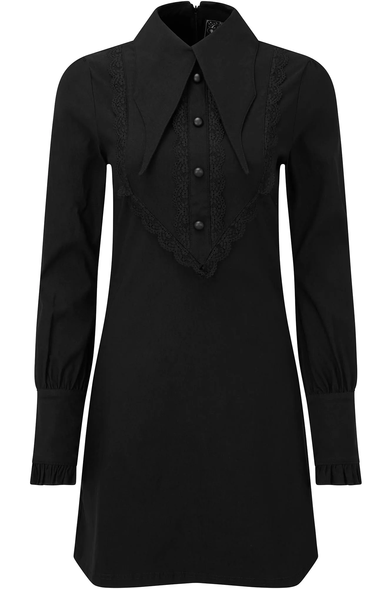 Weird Sister Collar Dress - Resurrect sold by Killstar product image thumbnail 4
