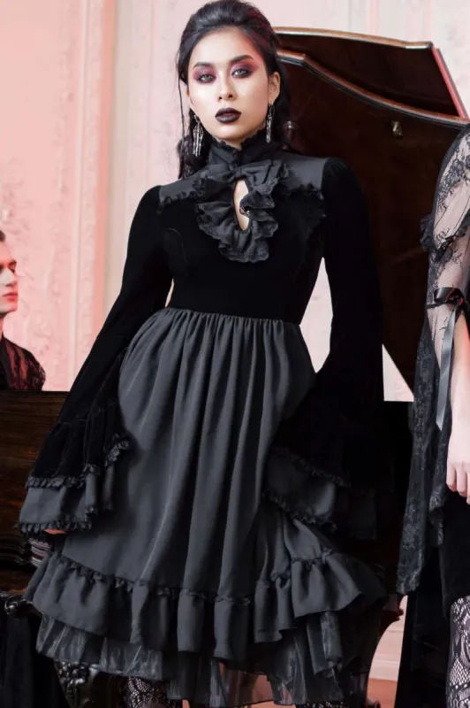 Lost Girl Ruffle Dress Resurrect sold by Killstar