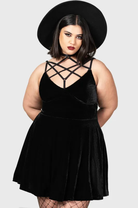 Magica Skater Dress [B] [PLUS] sold by Killstar