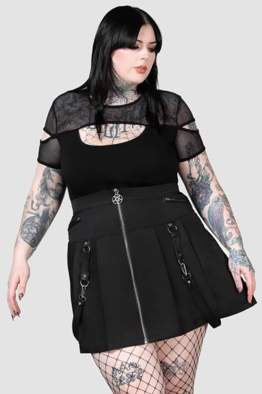Blaire B*tch Mini Skirt [B] [PLUS] sold by Killstar