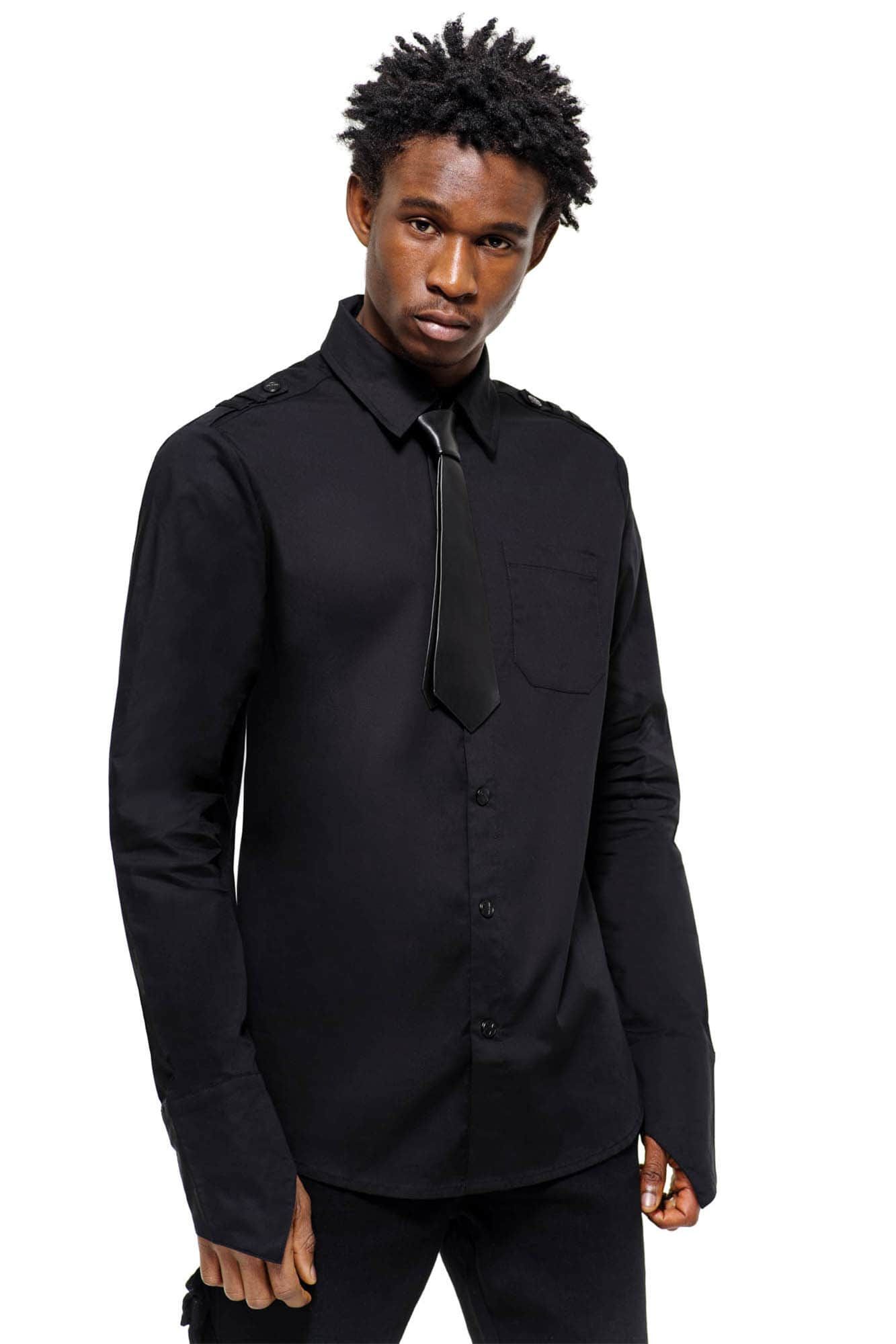 Fright Night Button-Up Shirt sold by Killstar