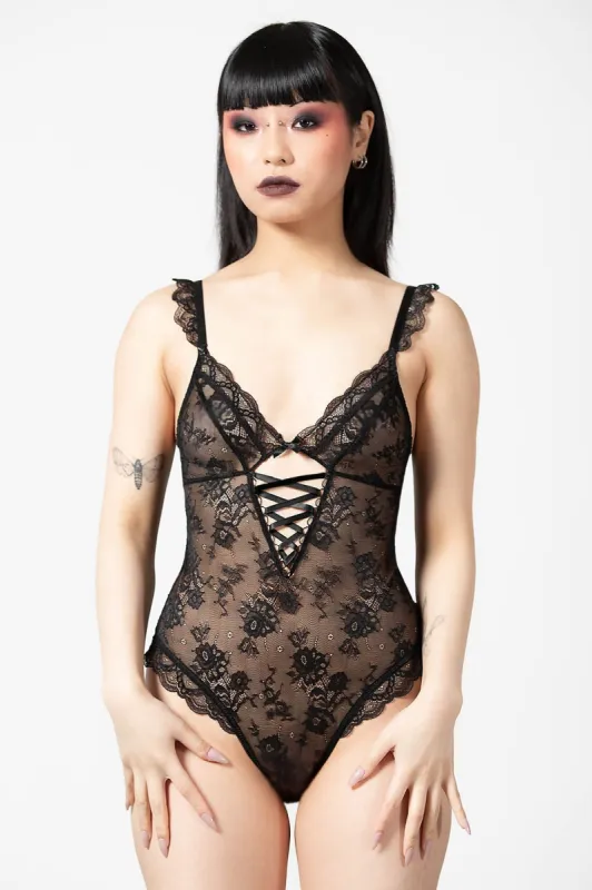 Sabelina Lace Bodysuit sold by Killstar
