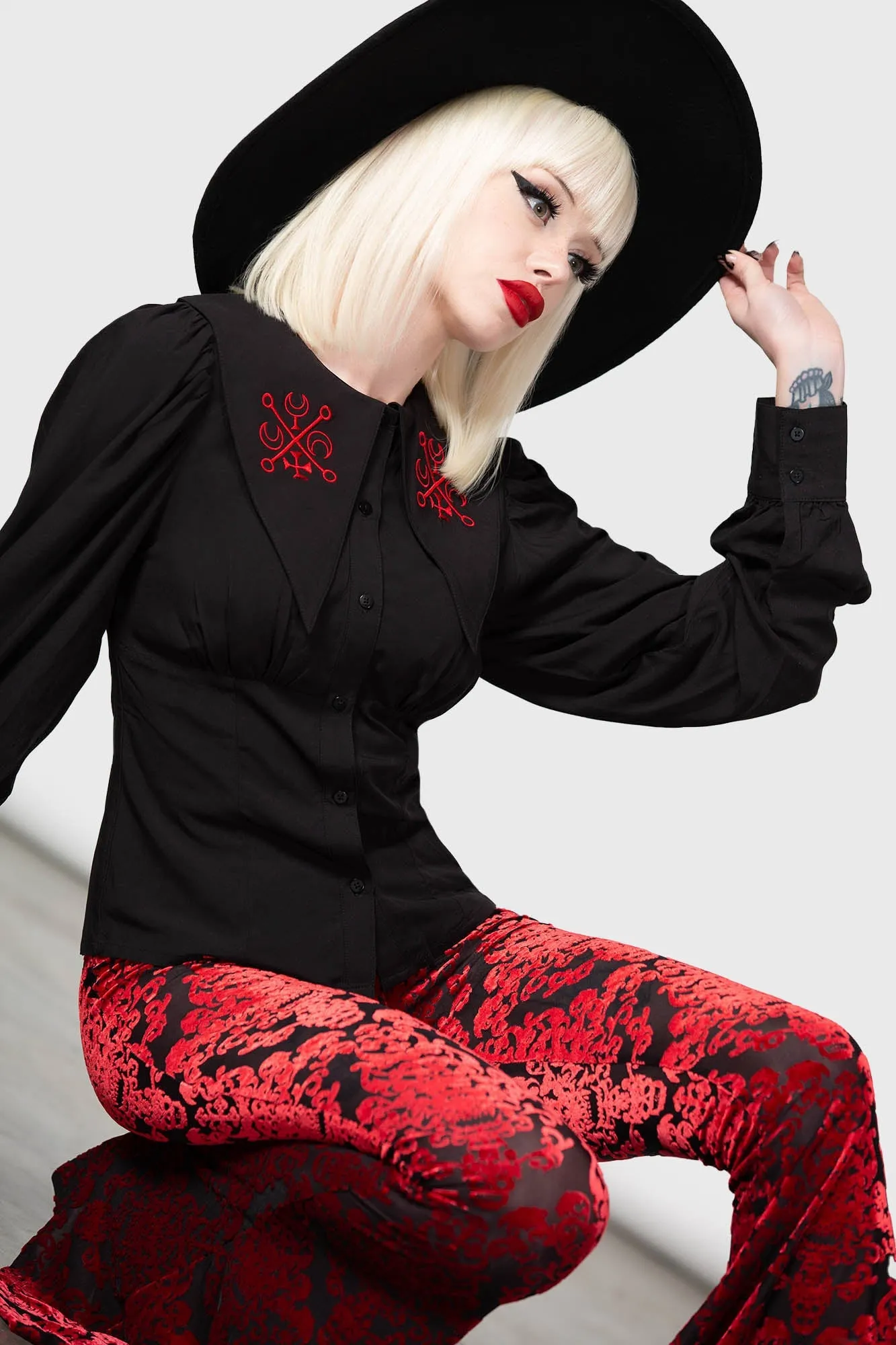 Decerabia Shirt sold by Killstar product image thumbnail 4