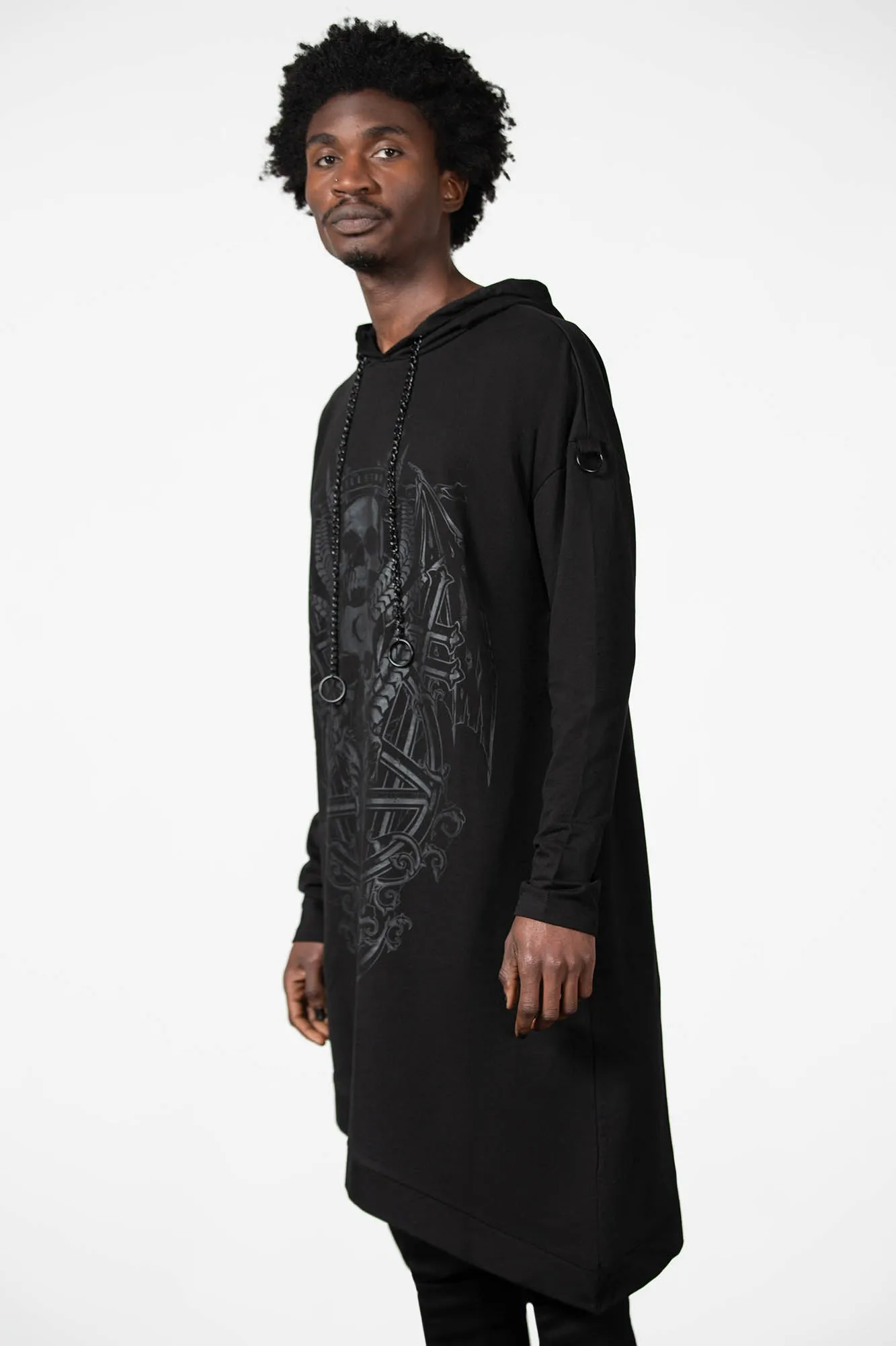 Dispare Asymmetrical Hoodie sold by Killstar product image thumbnail 2