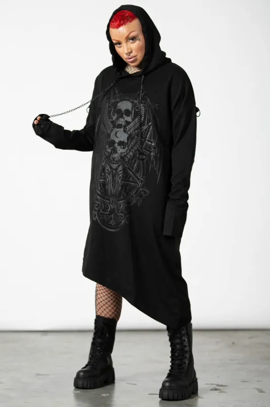 Dispare Asymmetrical Hoodie sold by Killstar