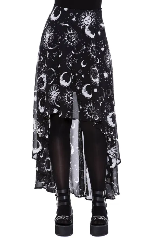 Astral Light Maxi Skirt Resurrect sold by Killstar