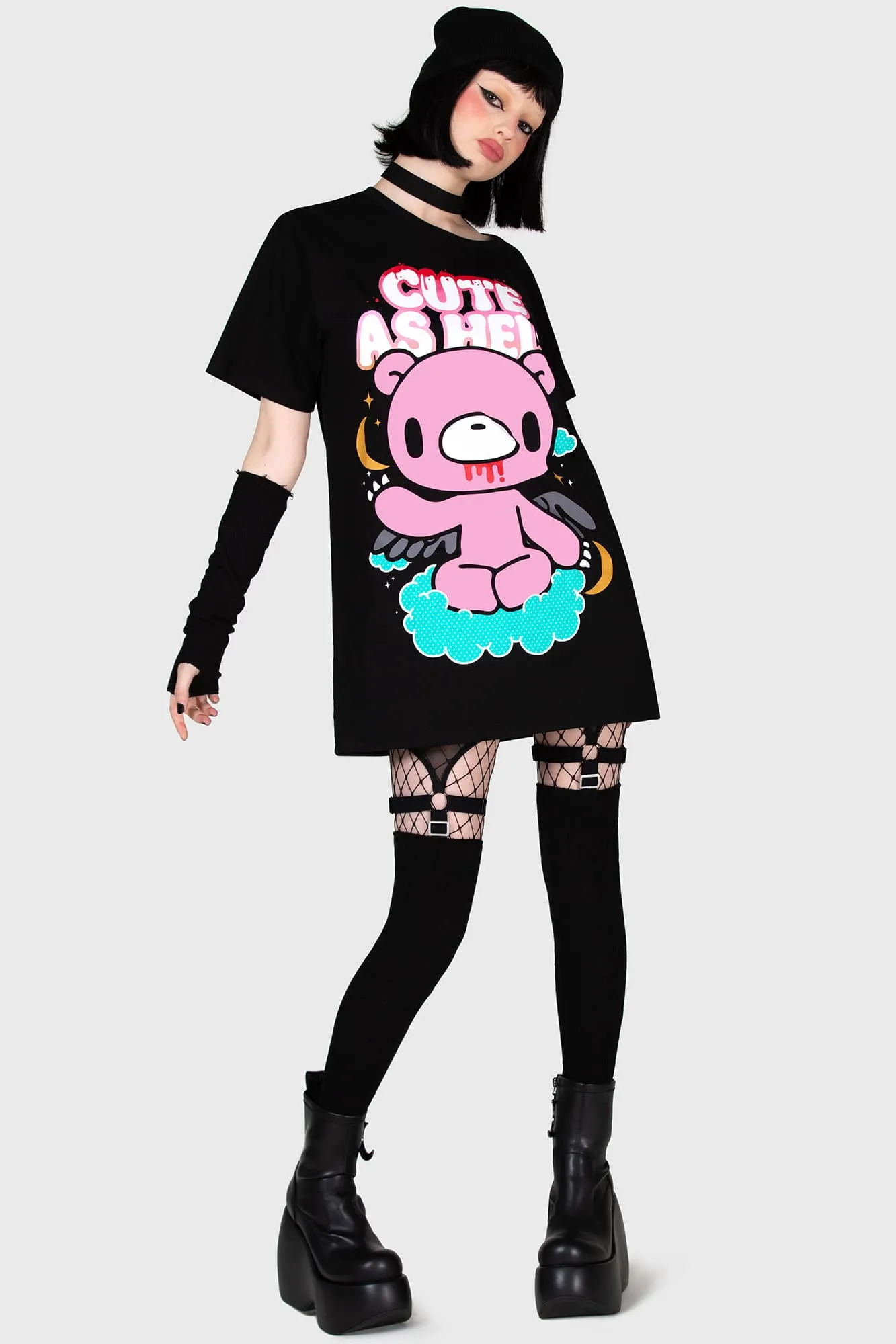 Cute As Hell T-Shirt sold by Killstar