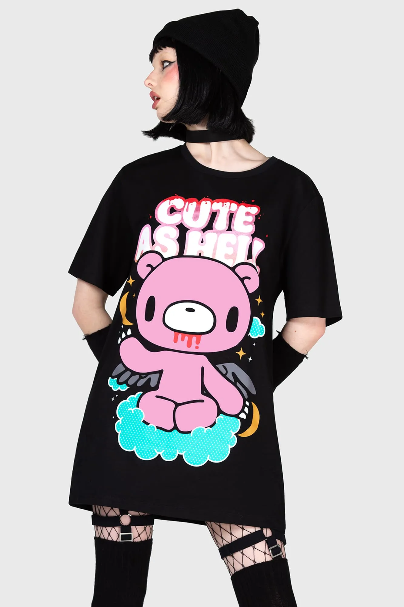 Cute As Hell T-Shirt sold by Killstar product image thumbnail 3