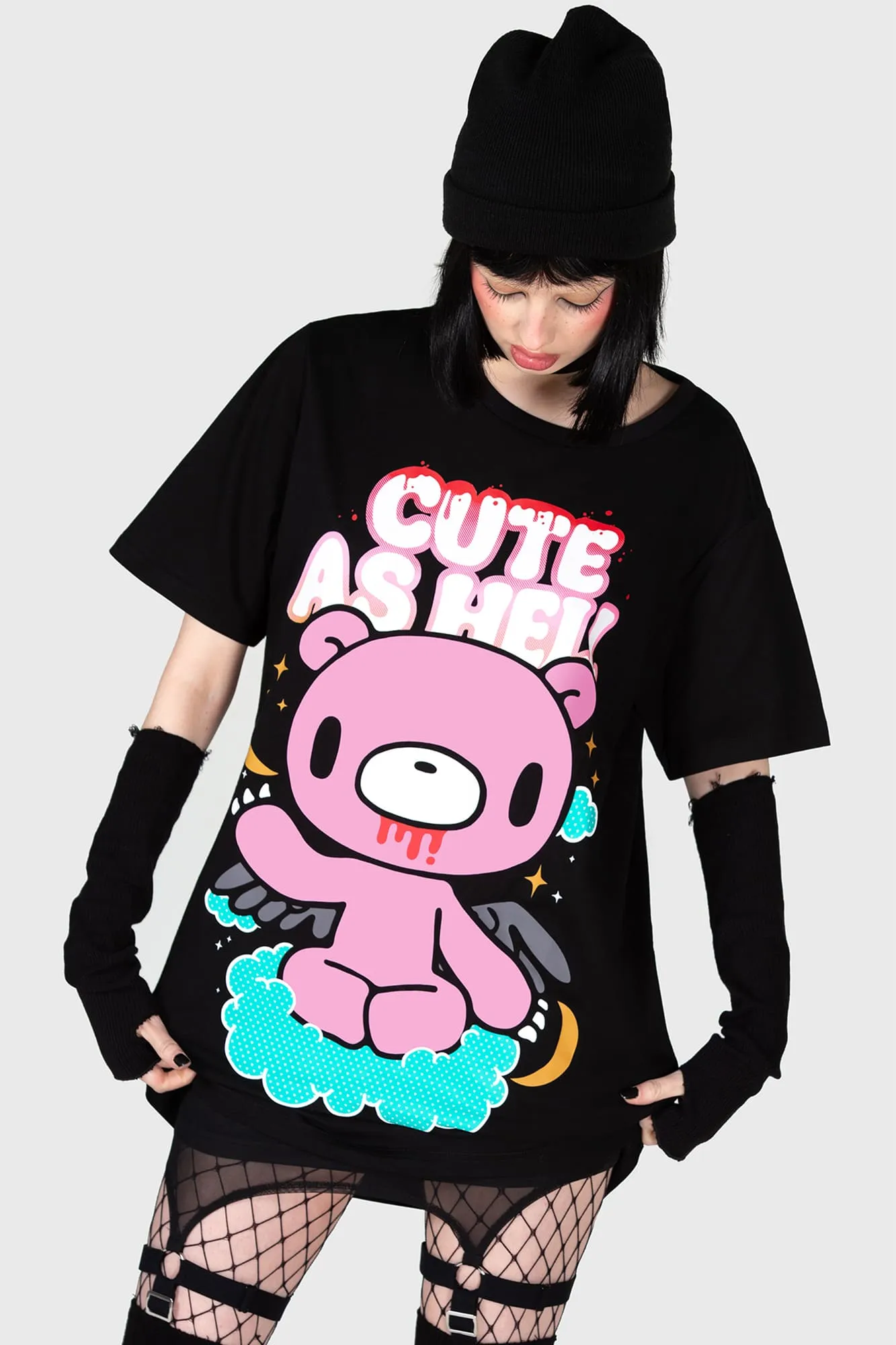Cute As Hell T-Shirt sold by Killstar product image thumbnail 2