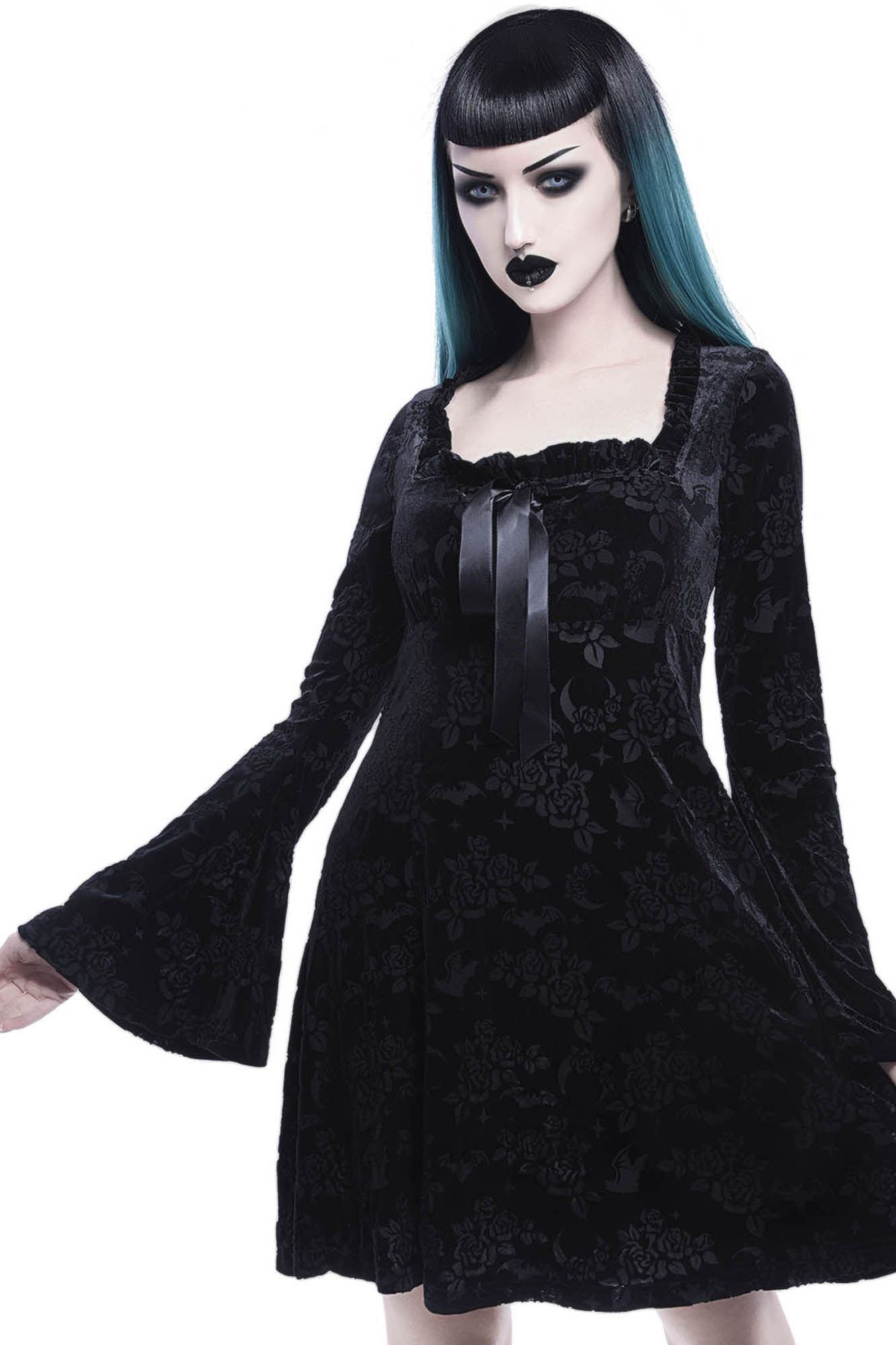 Under Your Spell Maiden Dress Resurrect sold by Killstar product image thumbnail 4