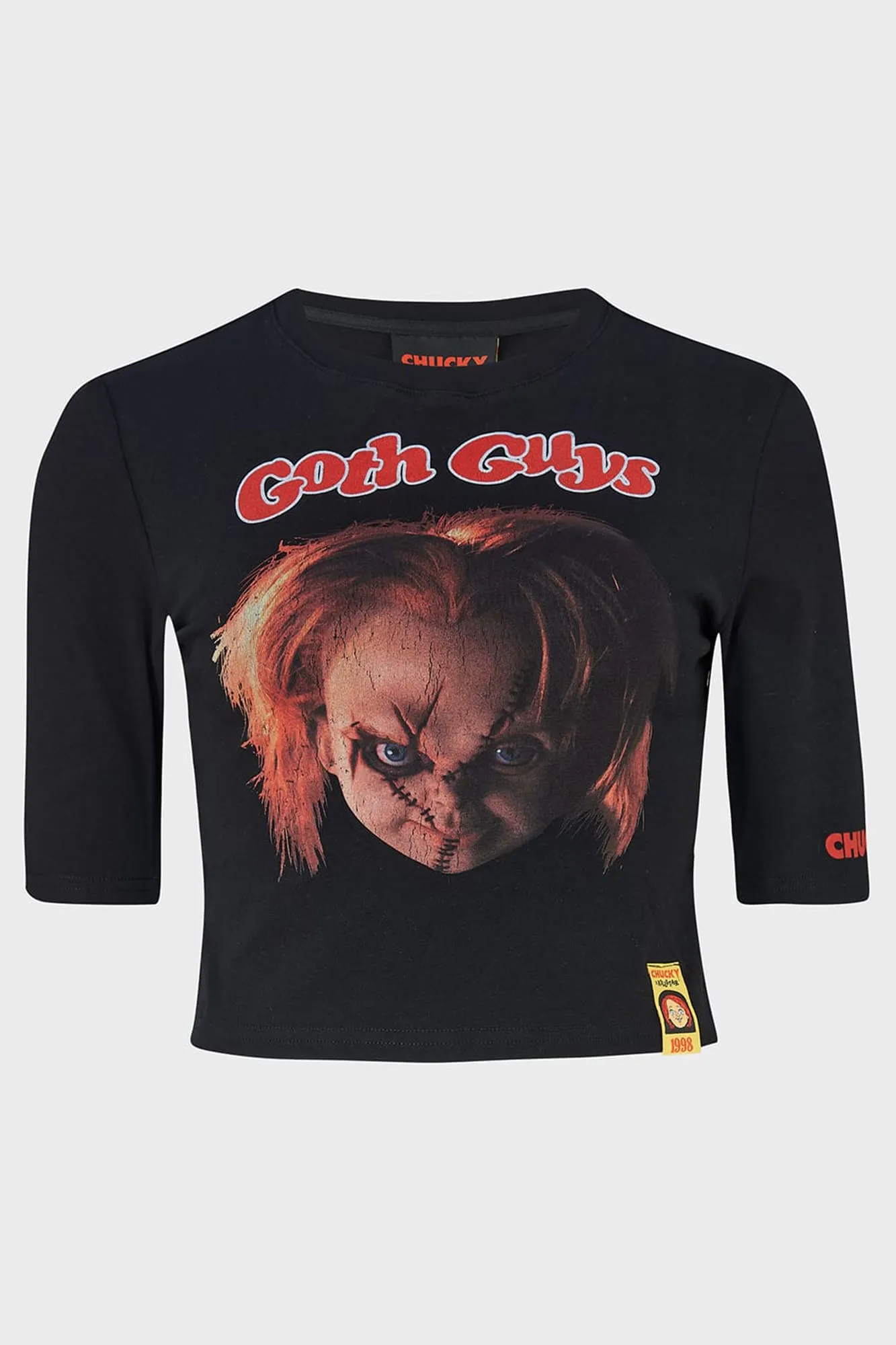 Goth Guys Shrunken T Shirt sold by Killstar product image thumbnail 4