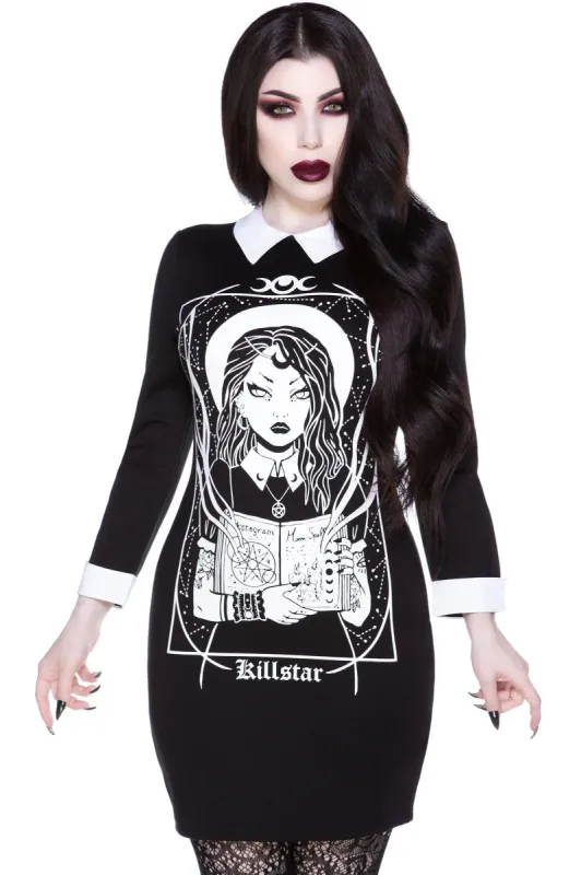 Moonspell Collar Dress Resurrect sold by Killstar