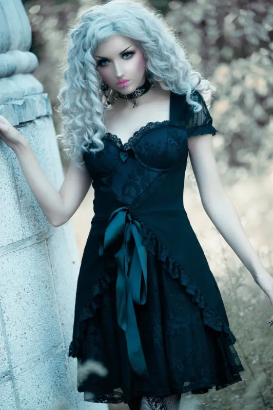 Hocus Party Dress [PLUM] Resurrect made by Killstar