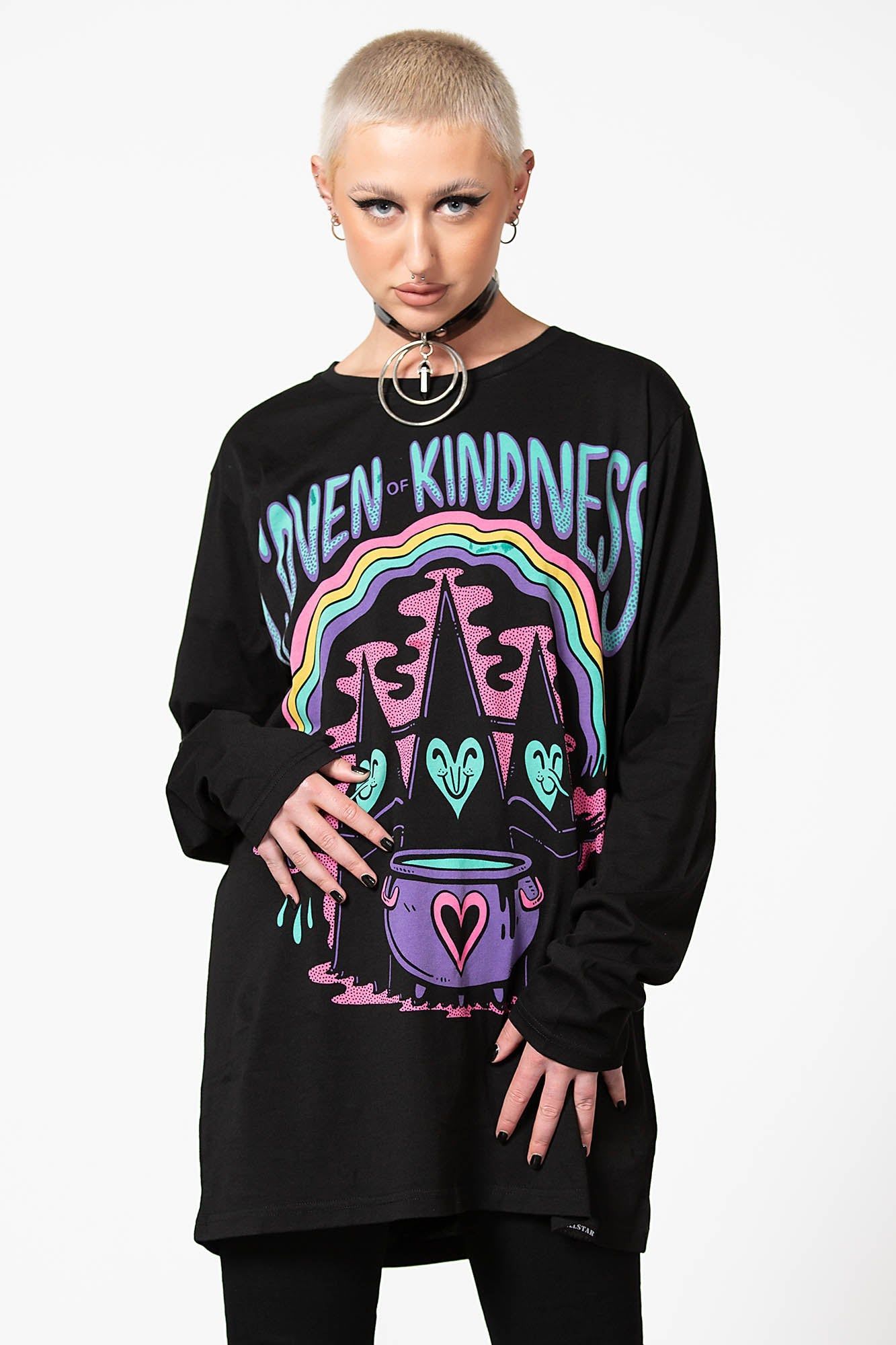 Coven Of Kindness Long Sleeve Top Resurrect sold by Killstar