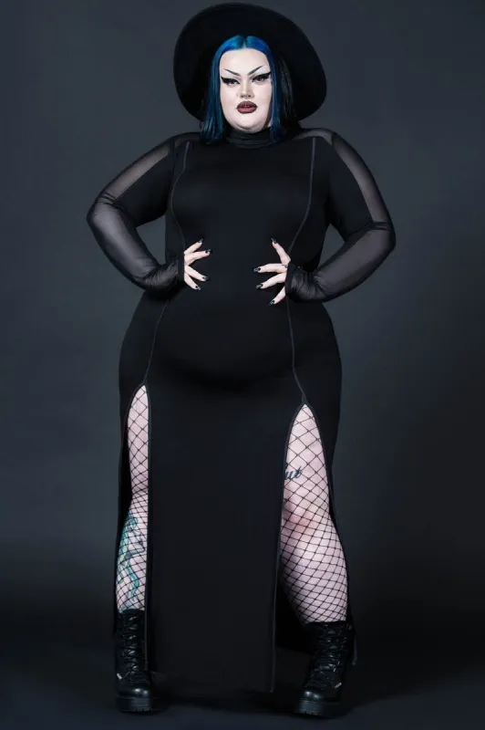 Chalcedony Maxi Dress [PLUS] sold by Killstar