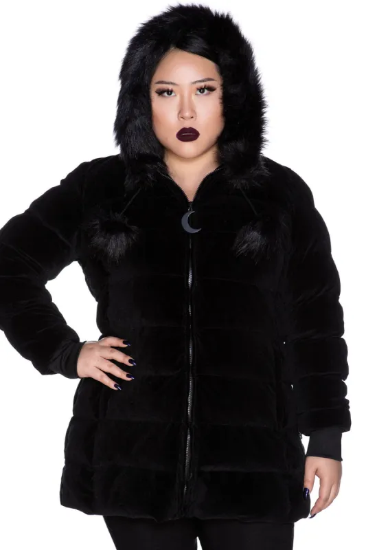 Dead Of Night Velvet Coat [PLUS] Resurrect sold by Killstar